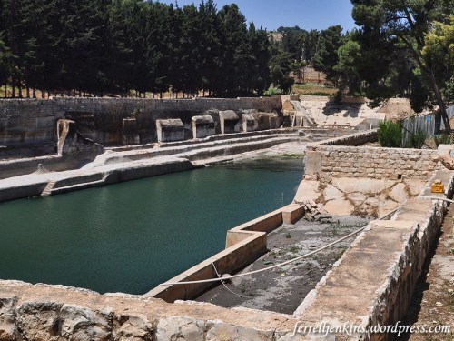 The third pool (eastern) is shown with a view toward the west. Photo by Ferrell Jenkins.
