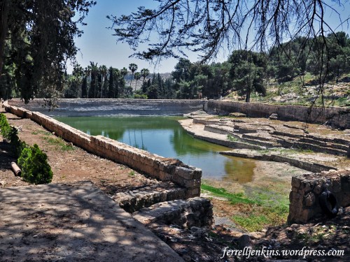 The middle pool with a view to the northwest. Photo by Ferrell Jenkins.