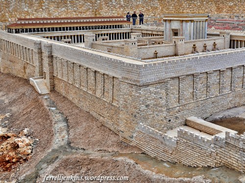The Herodian Temple in the Second Temple Model at the Israel Museum. Photo by Ferrell Jenkins.