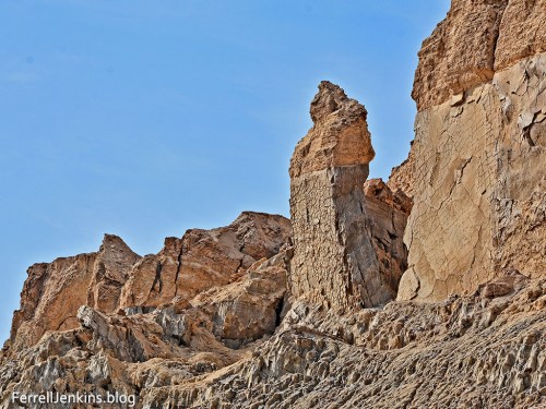 Lot's Wife, a natural formation south of the Dead Sea. Photo by Ferrell Jenkins.