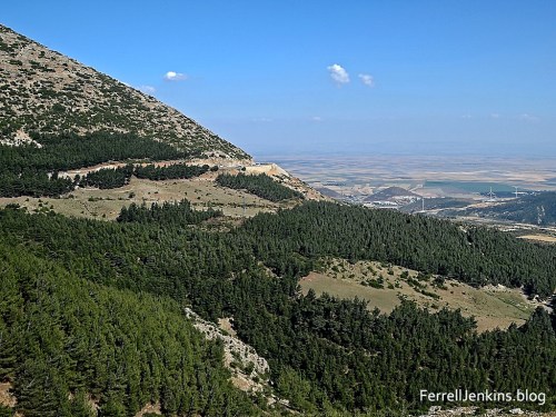 View south from the Amanus mountains in modern Turkey. Photo by Ferrell Jenkins.