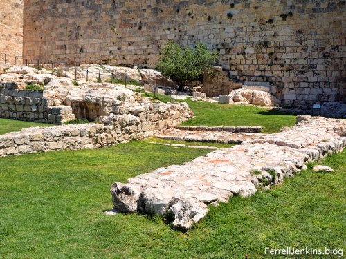 The Herodian gateway approach to the Praetorium and Herodian palace. Photo by Ferrell Jenkins.