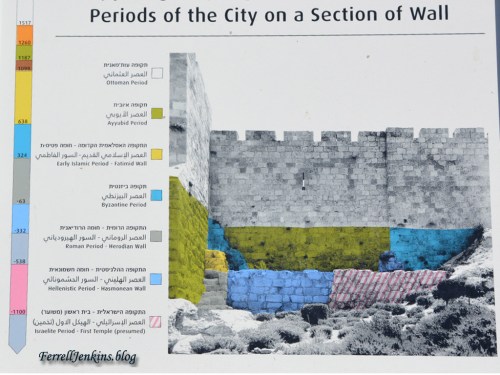 There are some helpful signs providing information about the wall. Photo by Ferrell Jenkins.