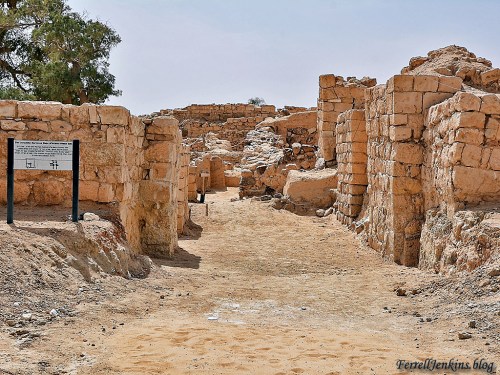 Iron Age gate, possibly Solomonic, at Tamar. Photo by Ferrell Jenkins.