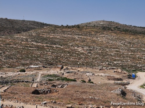 A popular view is that the tabernacle, or tent of meeting, stood here for many years. Photo by Ferrell Jenkins.