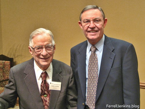 Dr. Jack P. Lewis and Ferrell Jenkins. FerrellJenkins.blog. 