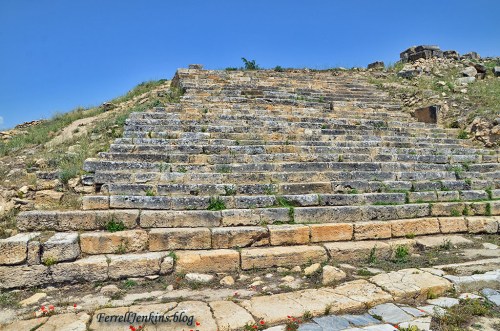 The final steps leading to the Martyrium of Philip. Photo by Ferrell Jenkins.