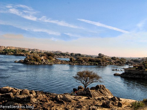 Nile River at Aswan, Egypt. Photo by Ferrell Jenkins.