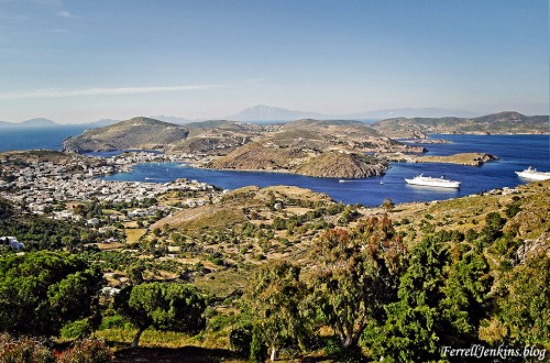 The island of Patmos. FerrellJenkins.blog.