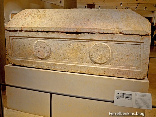 Possible sarcophagus of Queen Helena of Adiabene. Photo: ferrelljenkins.blog.