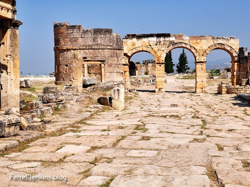 Arch of Domitian at Hierapolis. Photo: ferrelljenkins.blog.