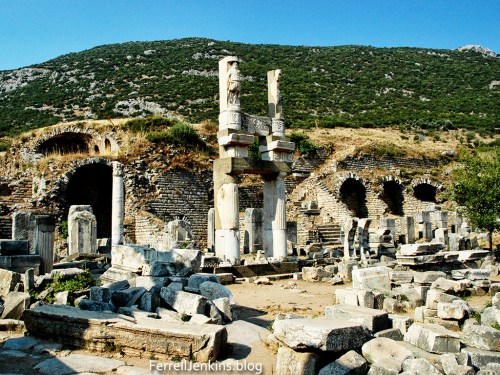 Domitian Square, Ephesus. Ferrelljenkins.blog.