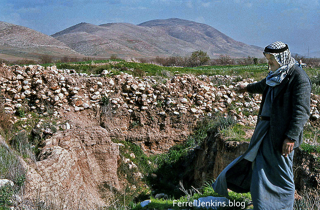Caretaker at Tel el Farah (Tirzah) in 1982. Photo by Ferrell Jenkins.