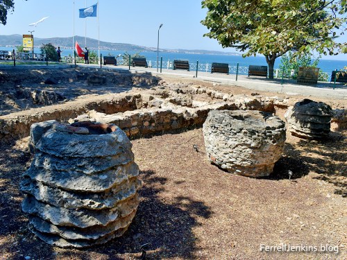 Some of the ruins of Adramyttium at the modern site of Oren.