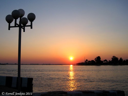Suez Canal at the area of Lake Timsa.